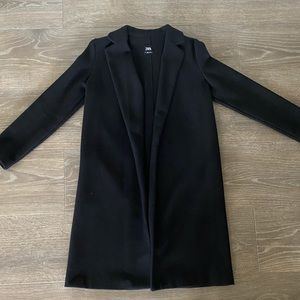 Black Zara Lapel Coat